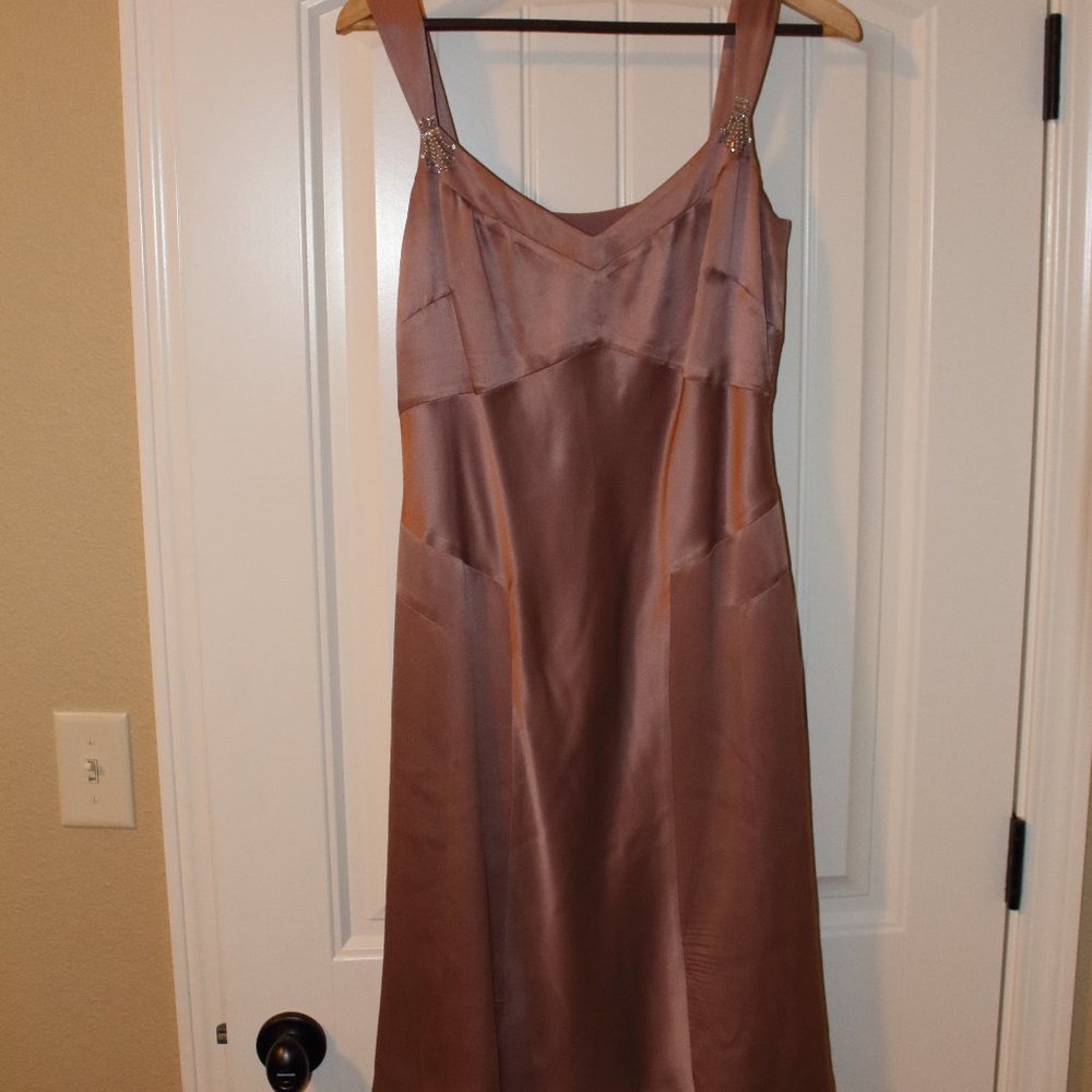 LOFT Slip Dress w/ Purse - Sz 8 Purple